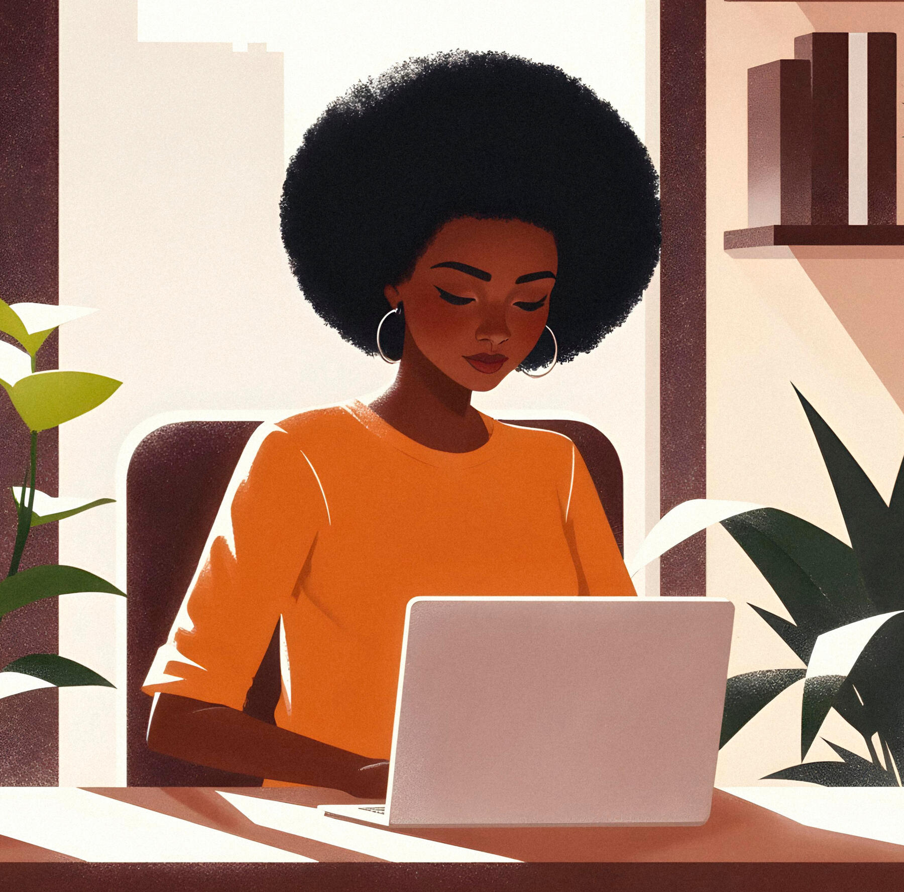 Relaxed, happy teacher at her desk Educator happily using Cherry On The Cake Phonics resources