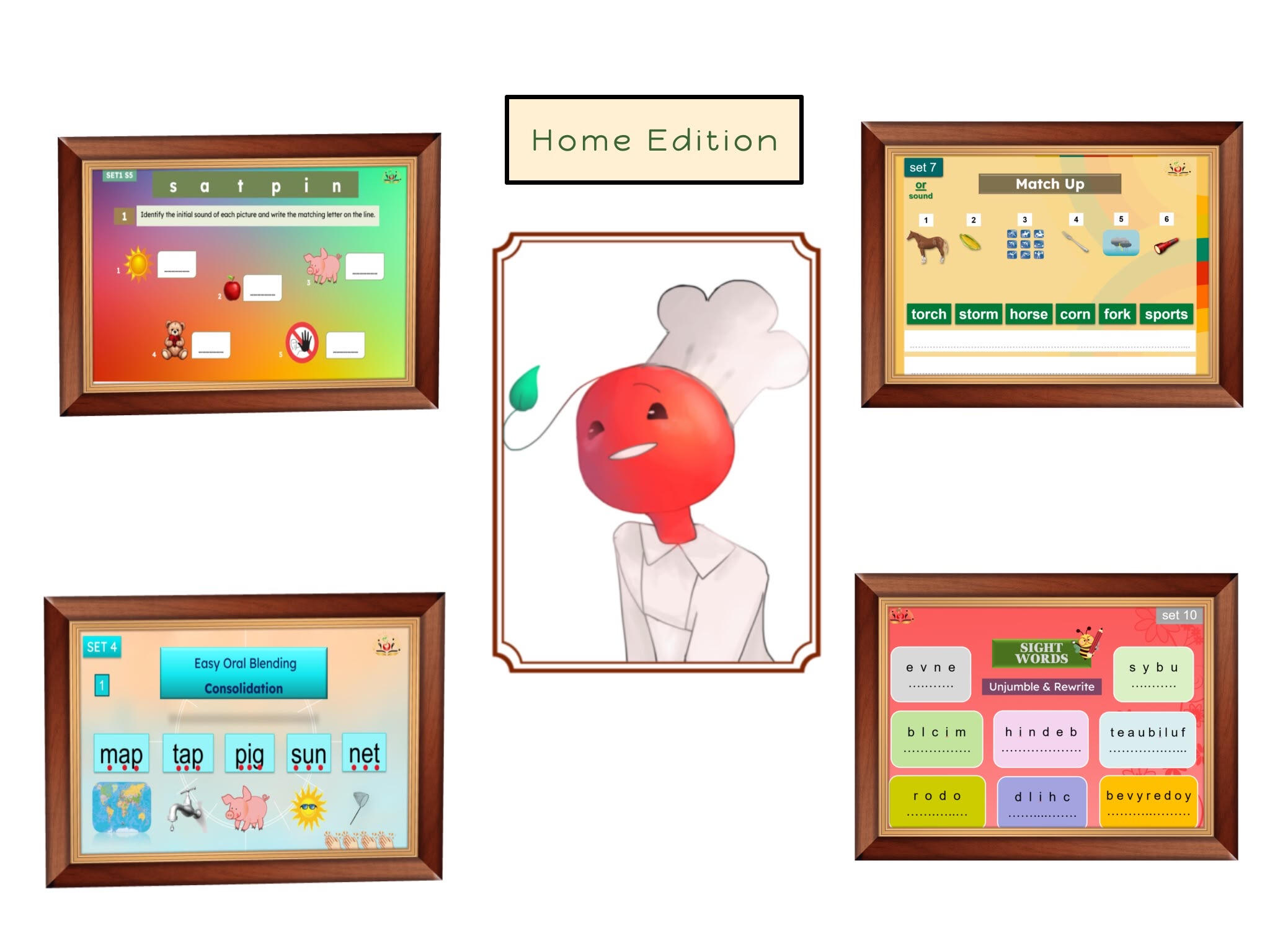 Cherry On The Cake Phonics Logo Cherry On The Cake Phonics Programme